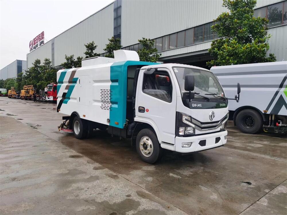 5噸后置吸塵車-程力東風多利卡國六后置5方吸塵車廠家價格